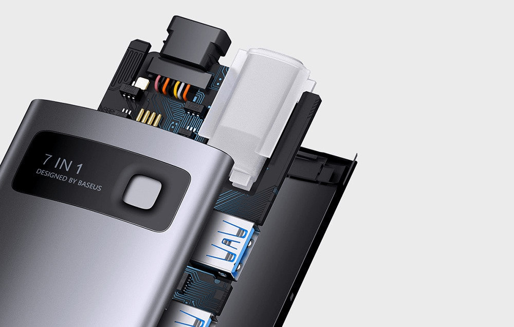 Baseus Metal Gleam 7in1 USB Hub