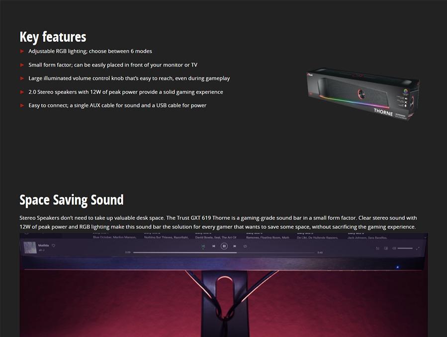 Trust GXT 619 Thorne RGB