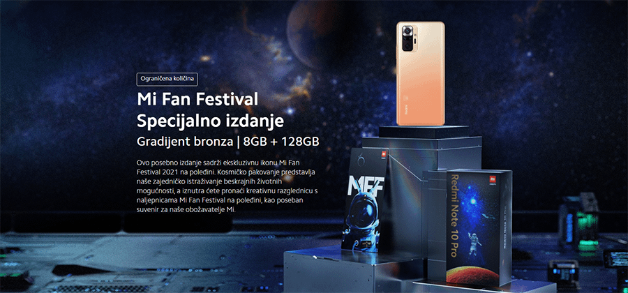 Xiaomi Redmi Note 10 Pro 8GB 128GB Gradient Bronze