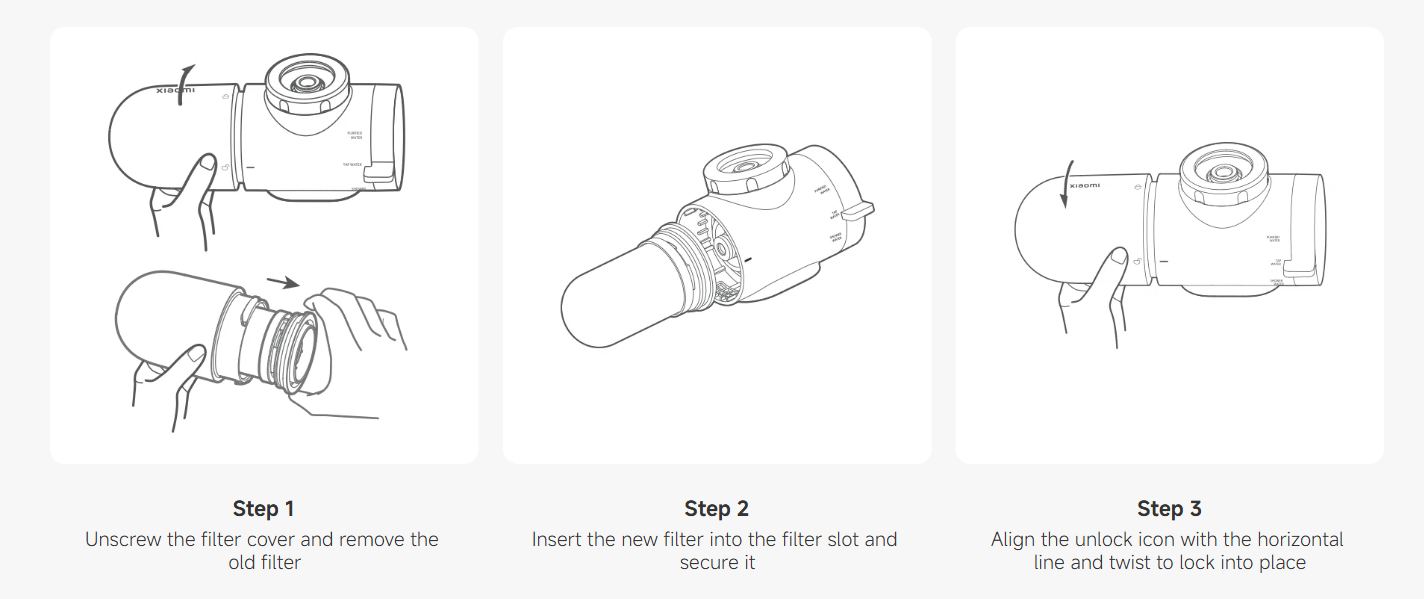 Xiaomi Faucet Water Purifier Filter