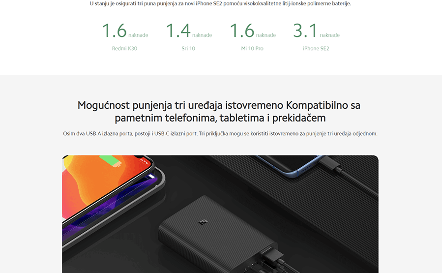 Xiaomi Mi Power Bank 3 Ultra 10000mAh