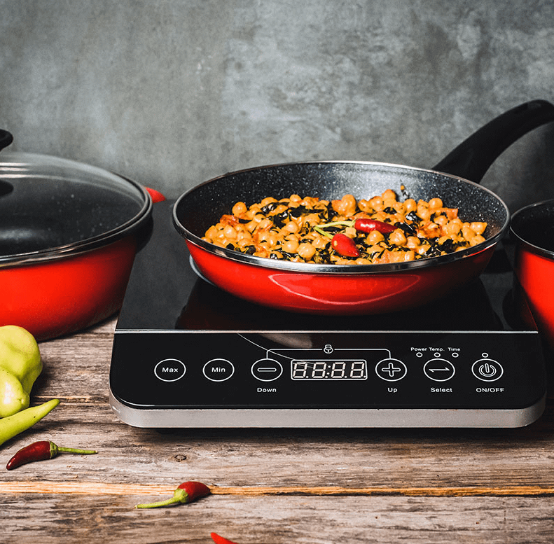 METALAC Duboki GRANIT INDUCTION 26cm crveni