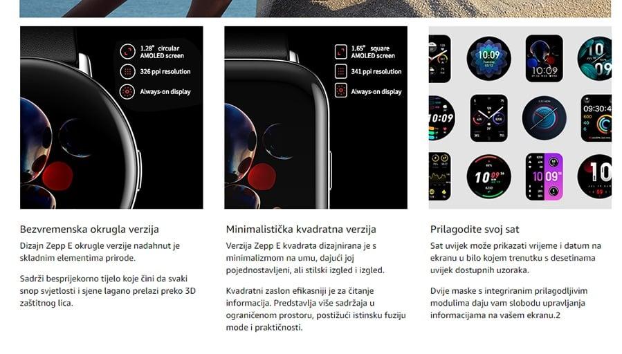 Xiaomi Zepp E (round) - Polar night black