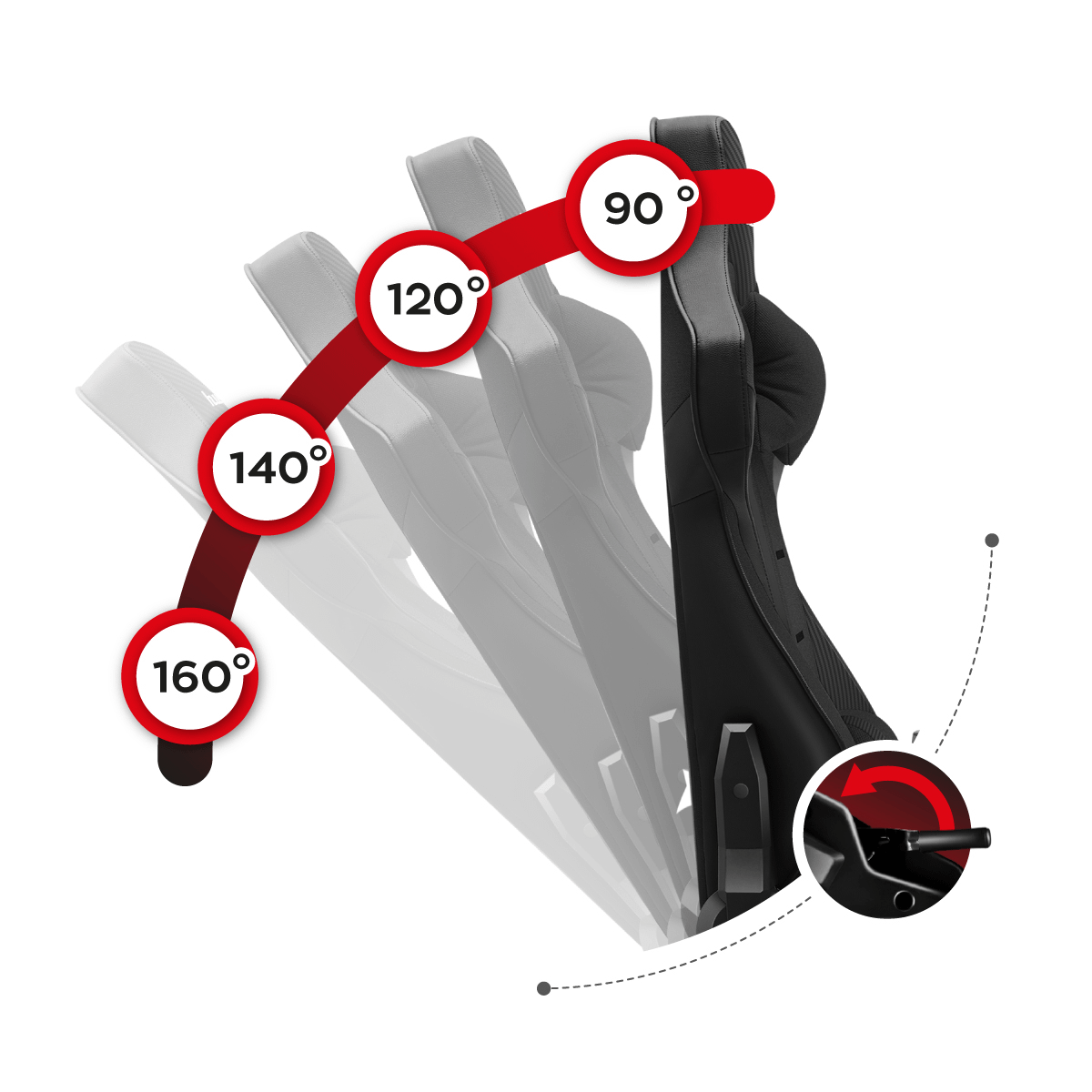 Huzaro Force 7.6 Black gaming stolica