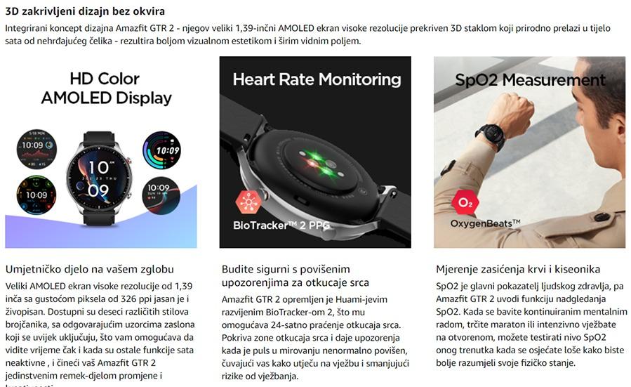 Xiaomi Amazfit GTR 2 - Obsidian Black / Sport Edition