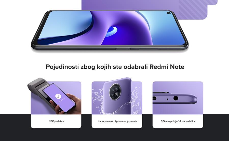 Xiaomi Redmi Note 9T 4GB 128GB Nightfall Black