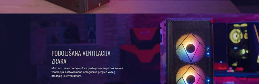 Aerocool CS-107 (Crna)