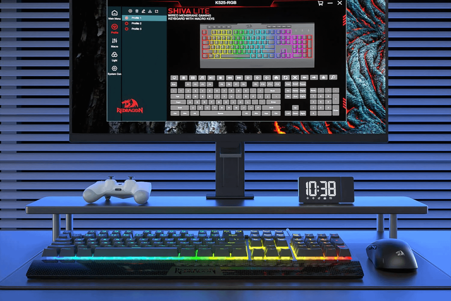 REDRAGON Shiva Lite K525 Black